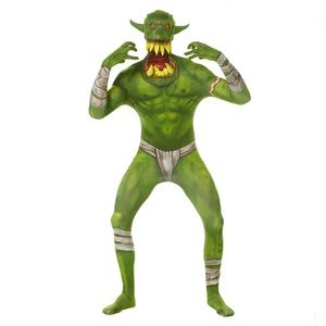MorphCostumes Child Green Orc Jaw Dropper Halloween Costume